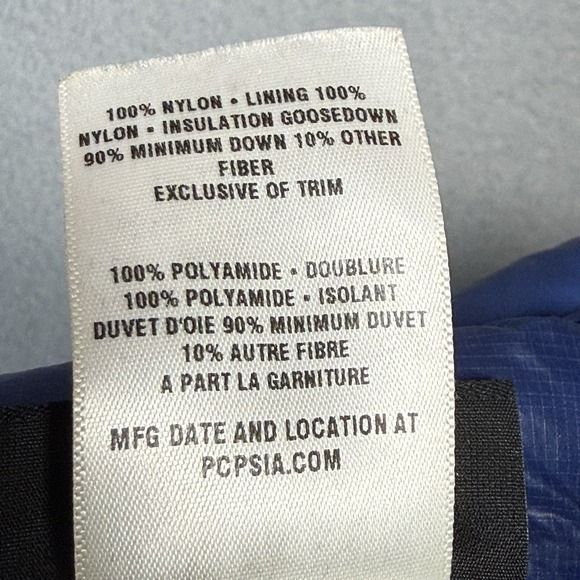 Patagonia Ultralight Down Hoody Womens M Blue Packable Puffer Jacket - Picture 3 of 8